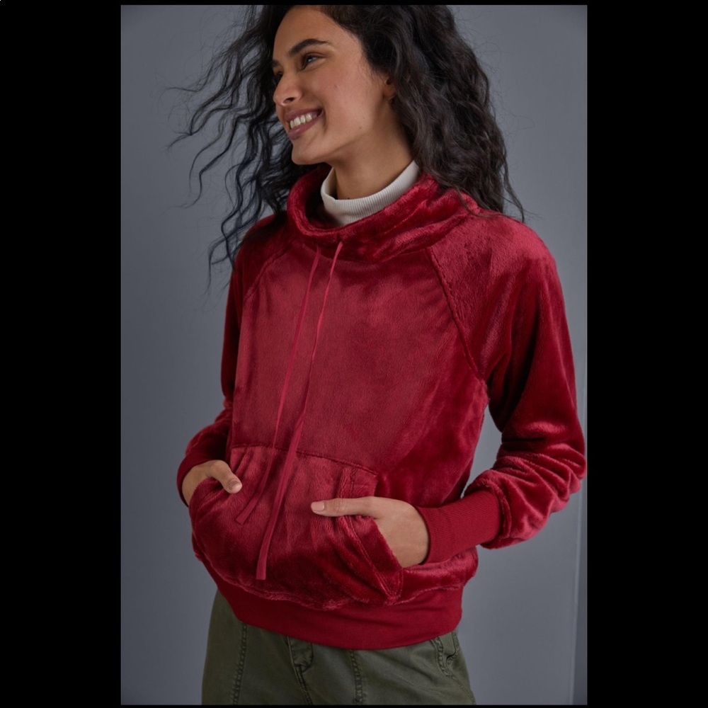 NWT Anthropologie Mairead mock neck pullover lg